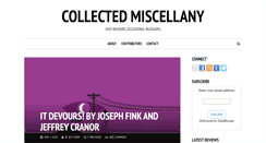 Desktop Screenshot of collectedmiscellany.com