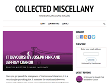 Tablet Screenshot of collectedmiscellany.com